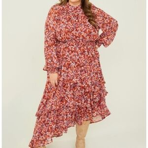 ARULA Plus Size Assymetrical Dress